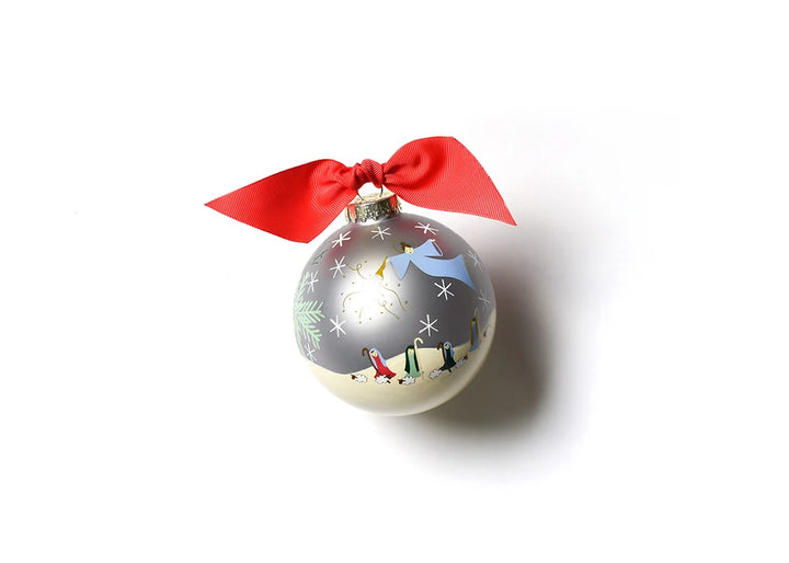 O Holy Night Glass Ornament