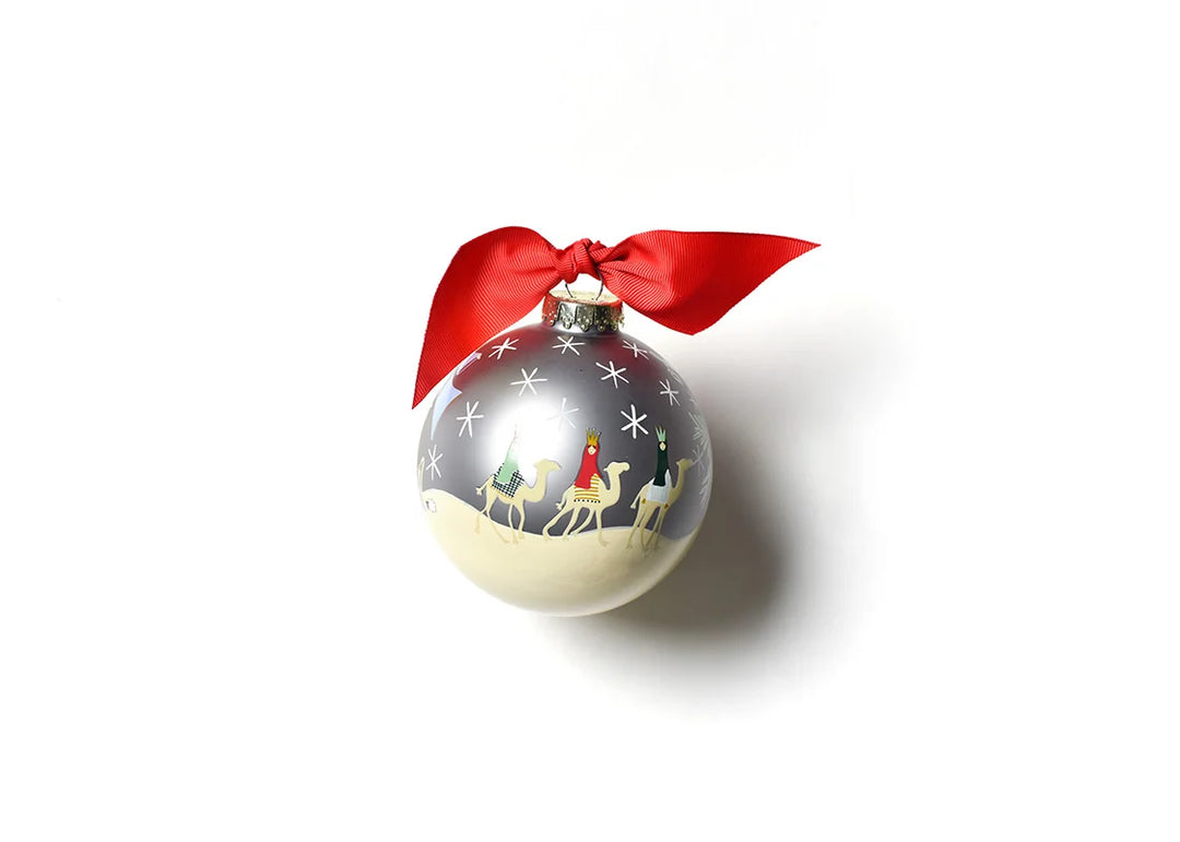 O Holy Night Glass Ornament