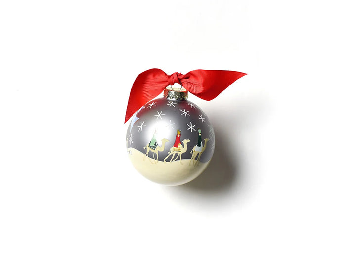 O Holy Night Glass Ornament