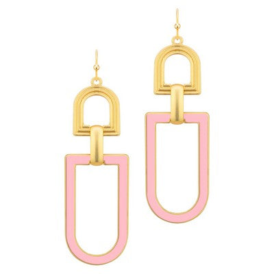 Ritz Earrings - Pink