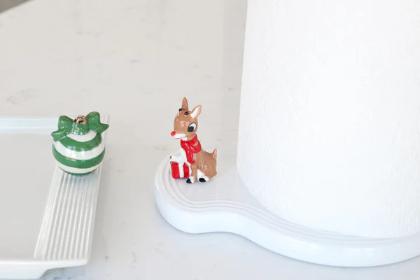 Nora Fleming paper towel holder - pinstripes