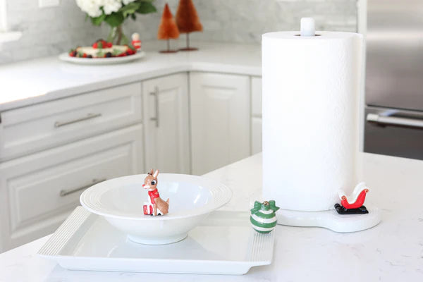 Nora Fleming paper towel holder - pinstripes