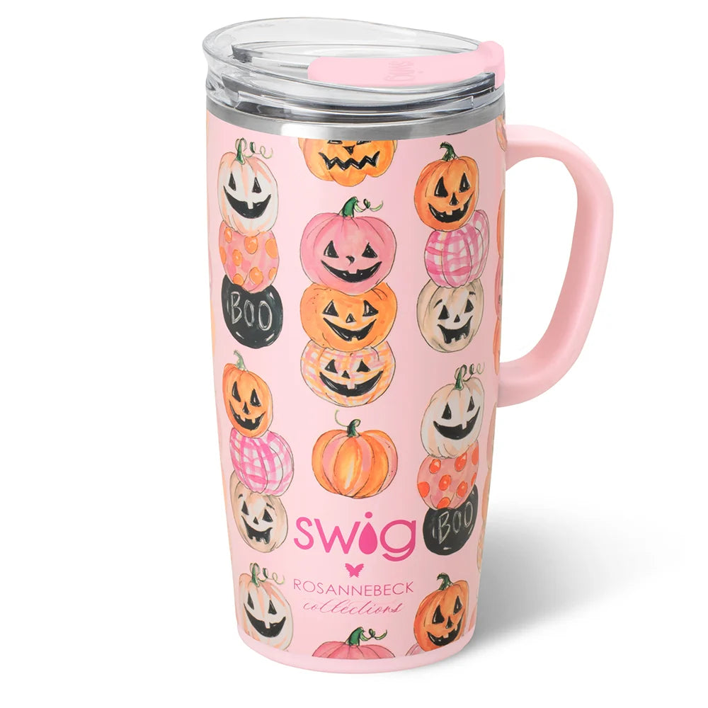 Pumpkin Stacks Travel Mug 22 oz