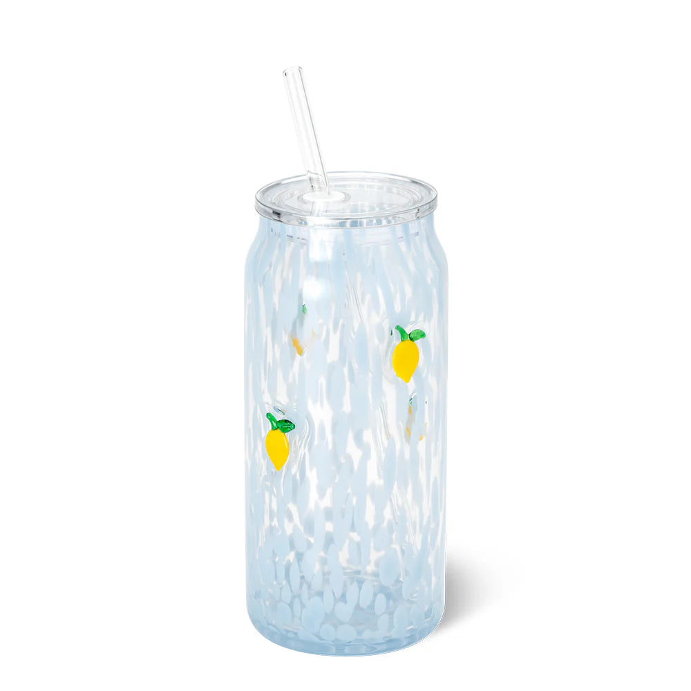 Lemon Meringue Charmed Soda Glass 23oz