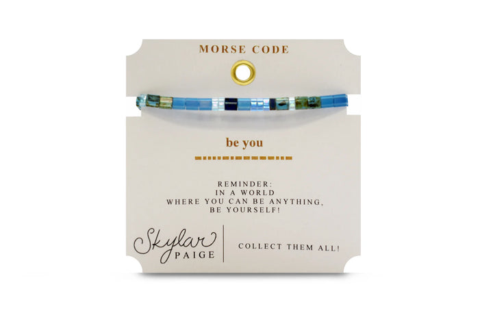 Morse Code Beaded Bracelet | Be You