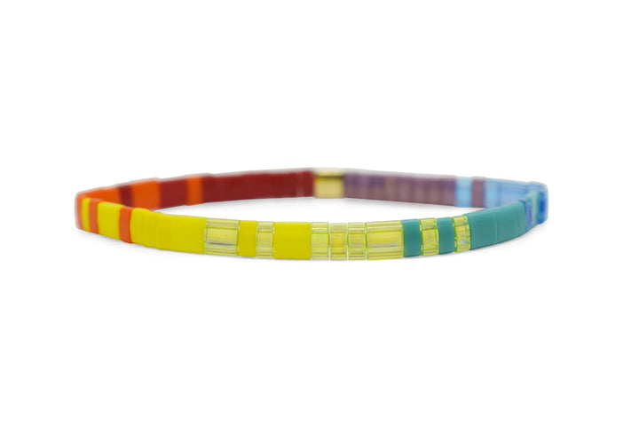 Morse Code Beaded Bracelet | Pride