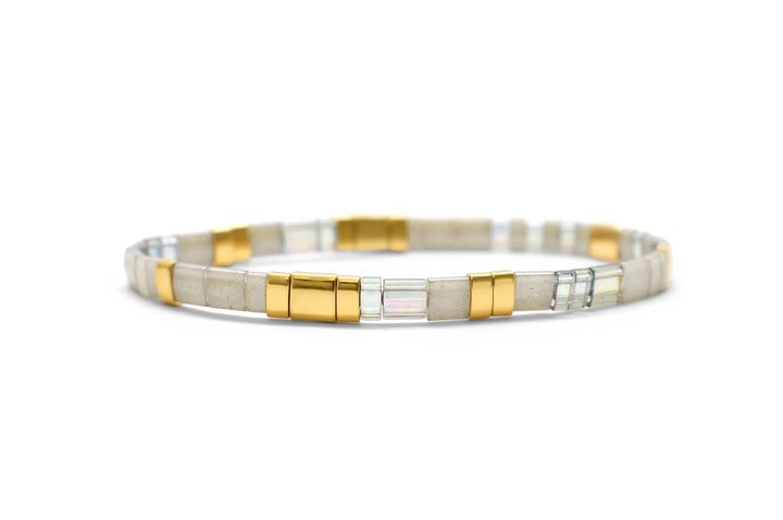 Morse Code Beaded Bracelet | Gratitude