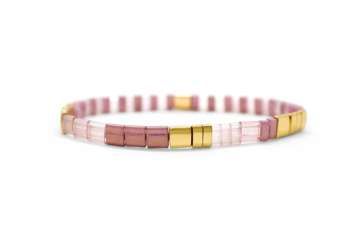 Morse Code Beaded Bracelet | Good Vibes