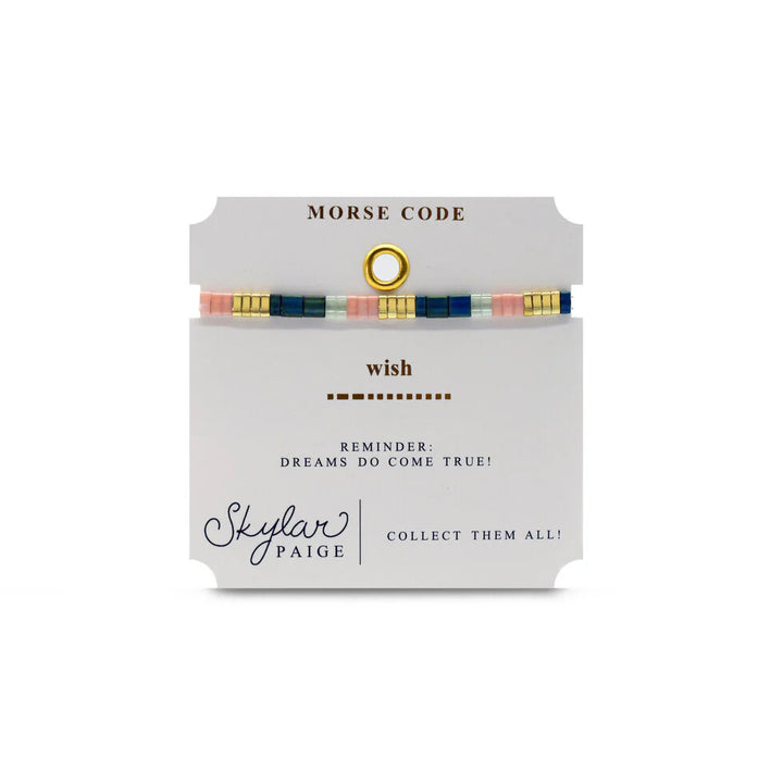 Morse Code Beaded Bracelet | Wish