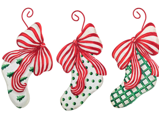 Modern Stocking Ornaments