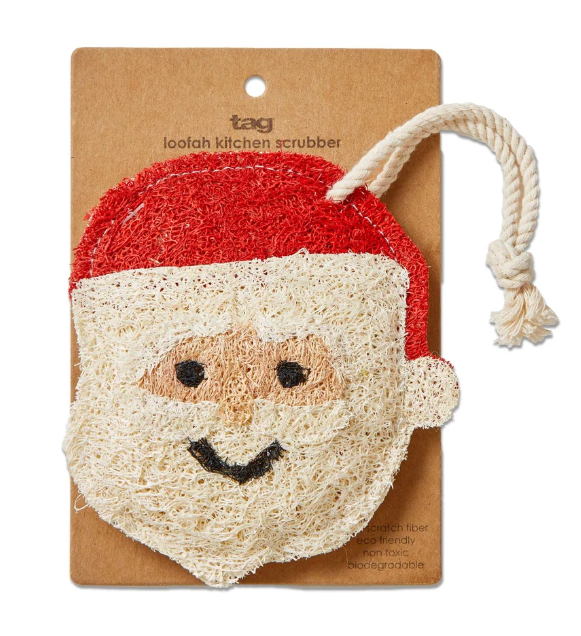 Christmas Santa Loofah Scrubber