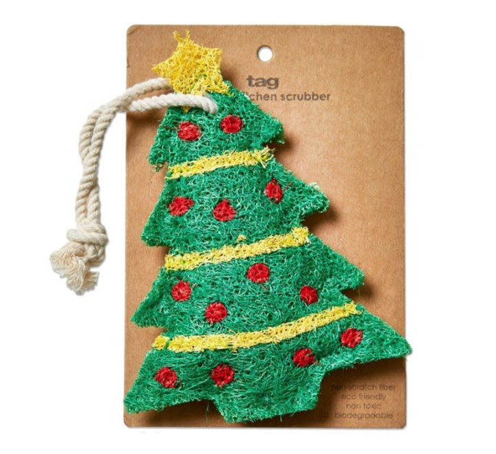 Christmas Tree Loofah Scrubber