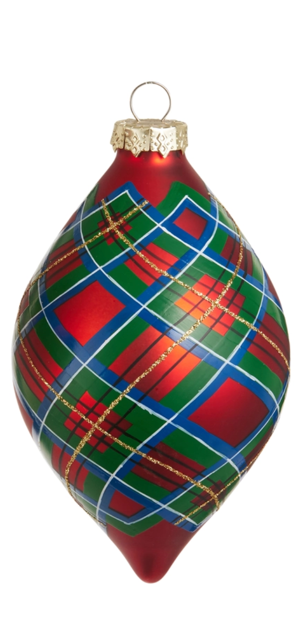 Plaid Ornament