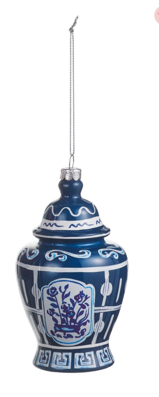 Dressed in Plaid Chinoiserie Ornament