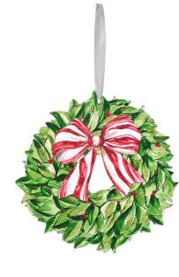 Traditional Tidings PVC Wreath Ornaments