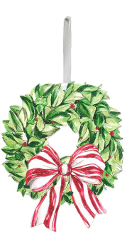 Traditional Tidings PVC Wreath Ornaments