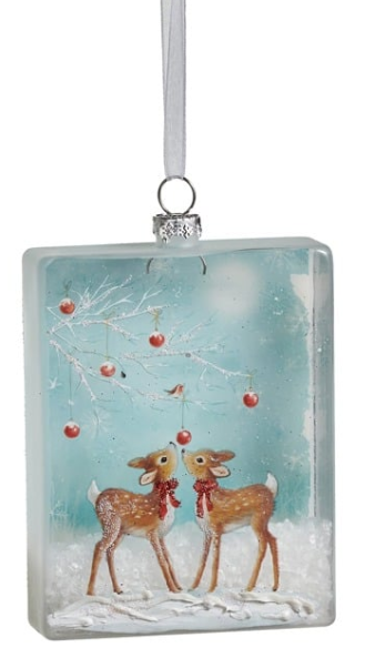 Winter Wonders Rectangle Disc Ornament Christmas