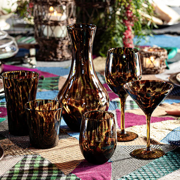 Puro Tortoiseshell Glassware