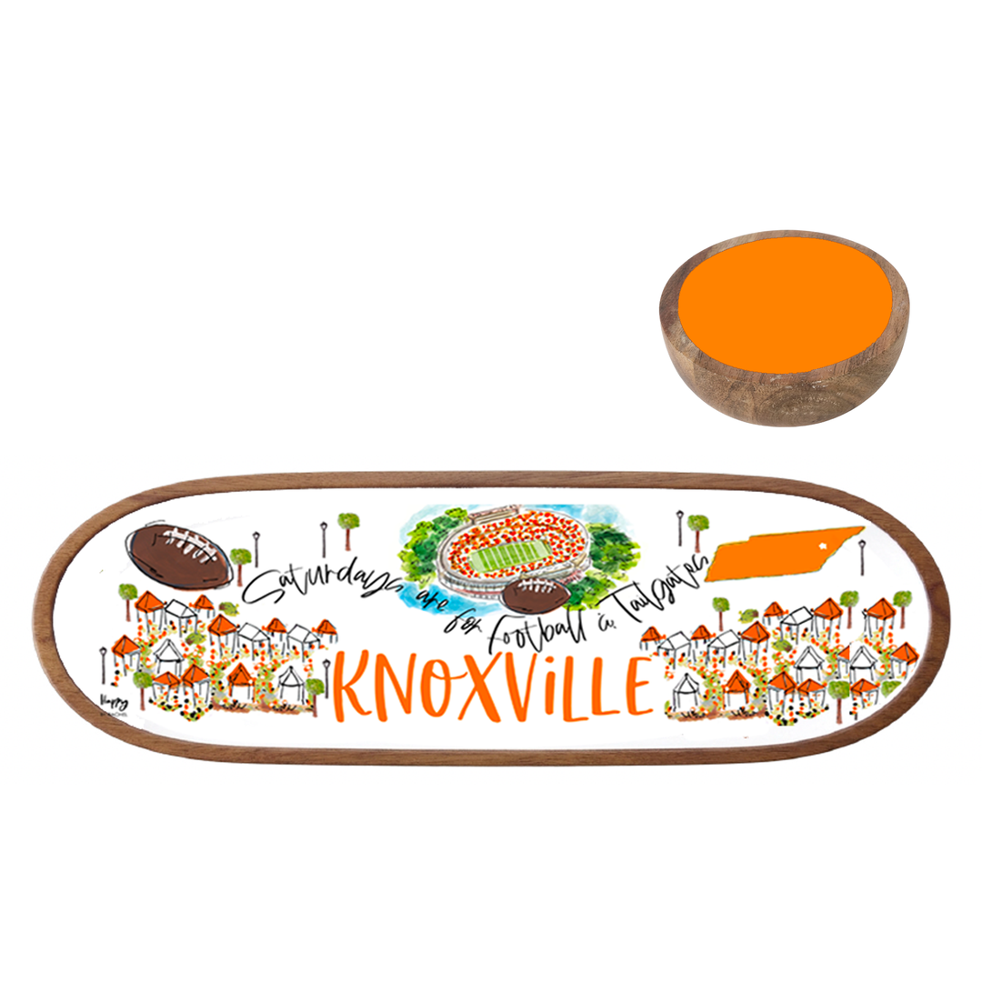 Knoxville Tailgate Tray &amp; Bowl Set