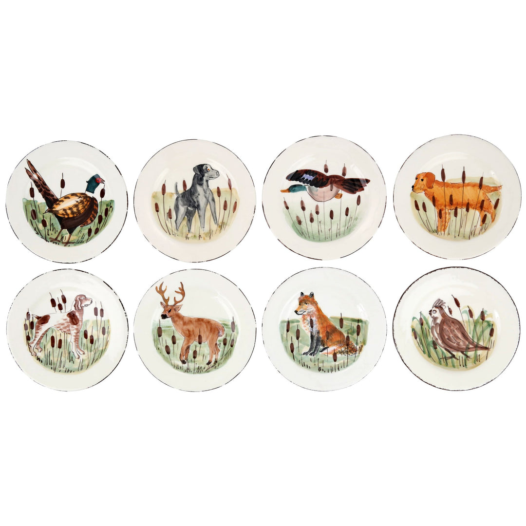 Wildlife Salad Plates