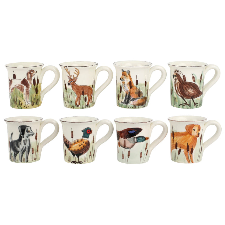 Wildlife Assorted Mugs, Set of 8