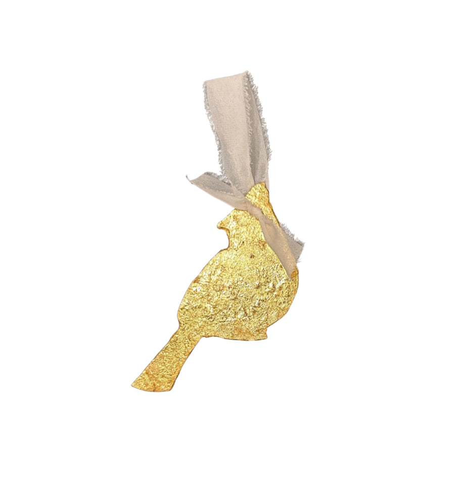 Gilded Medallion Cardinal