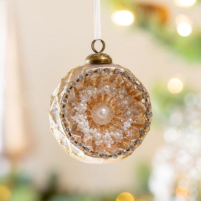 Pearl Encrusted Ornament