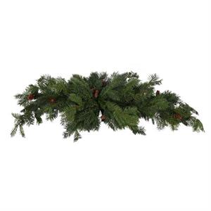 36" Balsam Pine &amp; Pinecone Swag