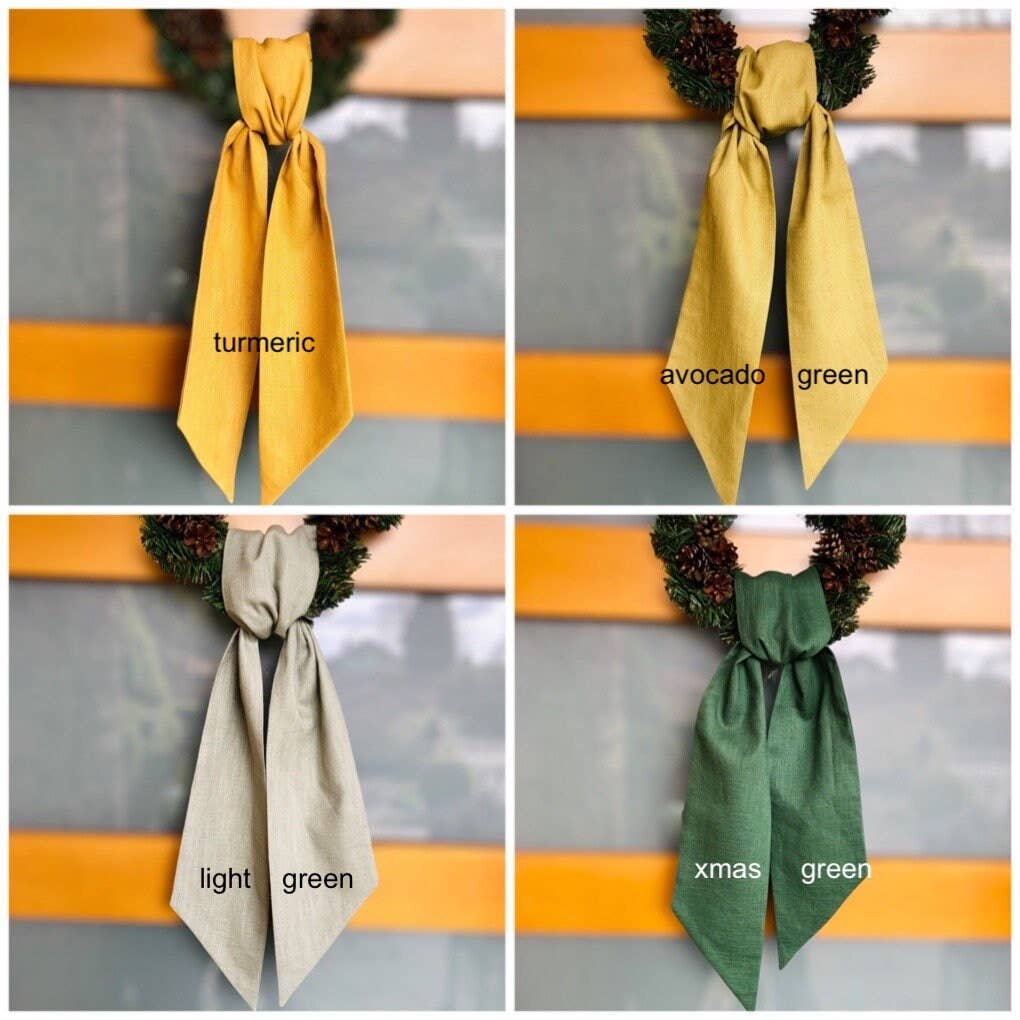Premium Quality Linen Wreath Sash