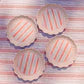Juliska - Cabana Stripe Melamine Salad Plate Assorted Set/4