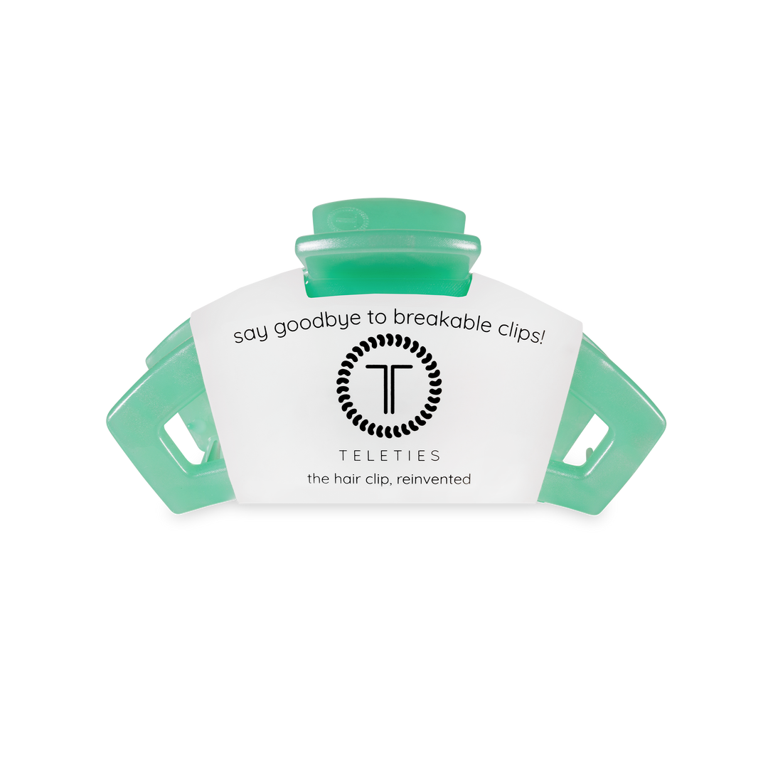 TELETIES - Open Hair Clip | Small | Spring Splash