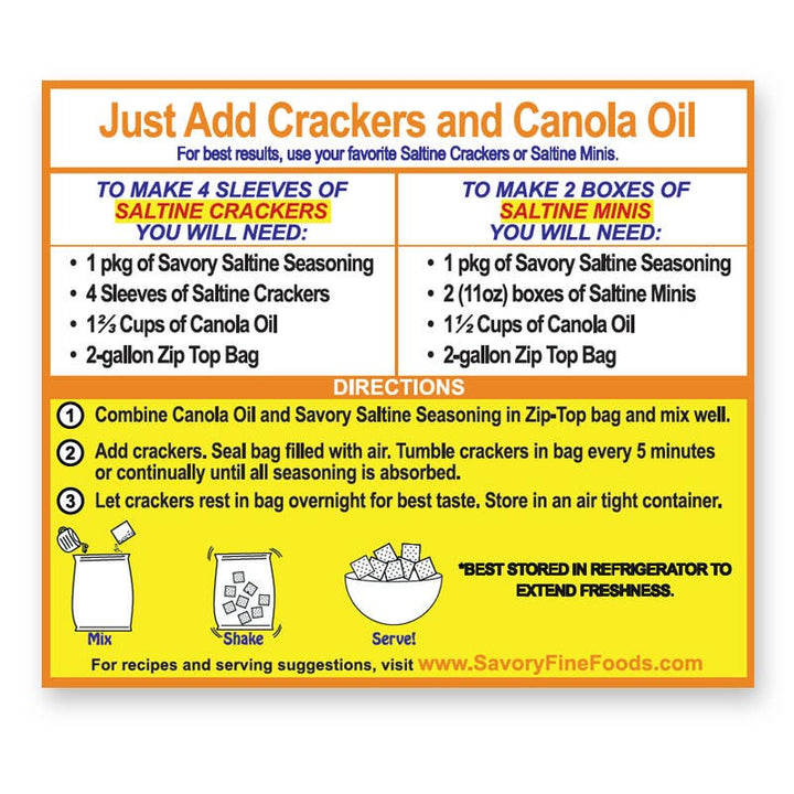 Sweet Barbecue Savory Party Cracker Seasoning