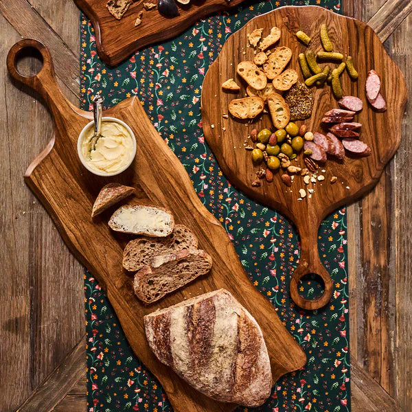 Puro Round Serving Board - Teak