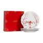 Country Estate Winter Frolic Ruby "Mr. & Mrs. Claus" Party Plates Set/4