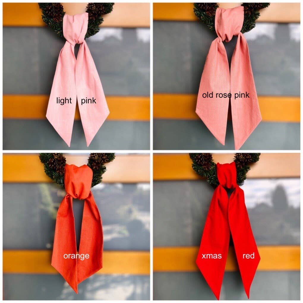 Premium Quality Linen Wreath Sash