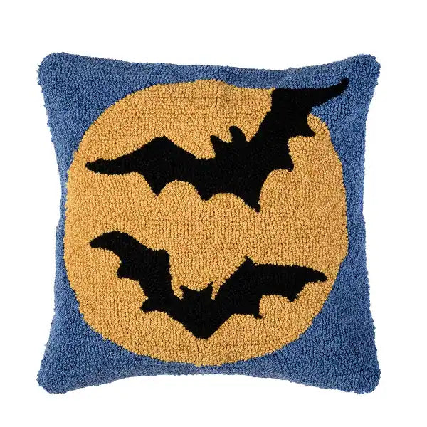 Bats Moonlight Hooked Pillow