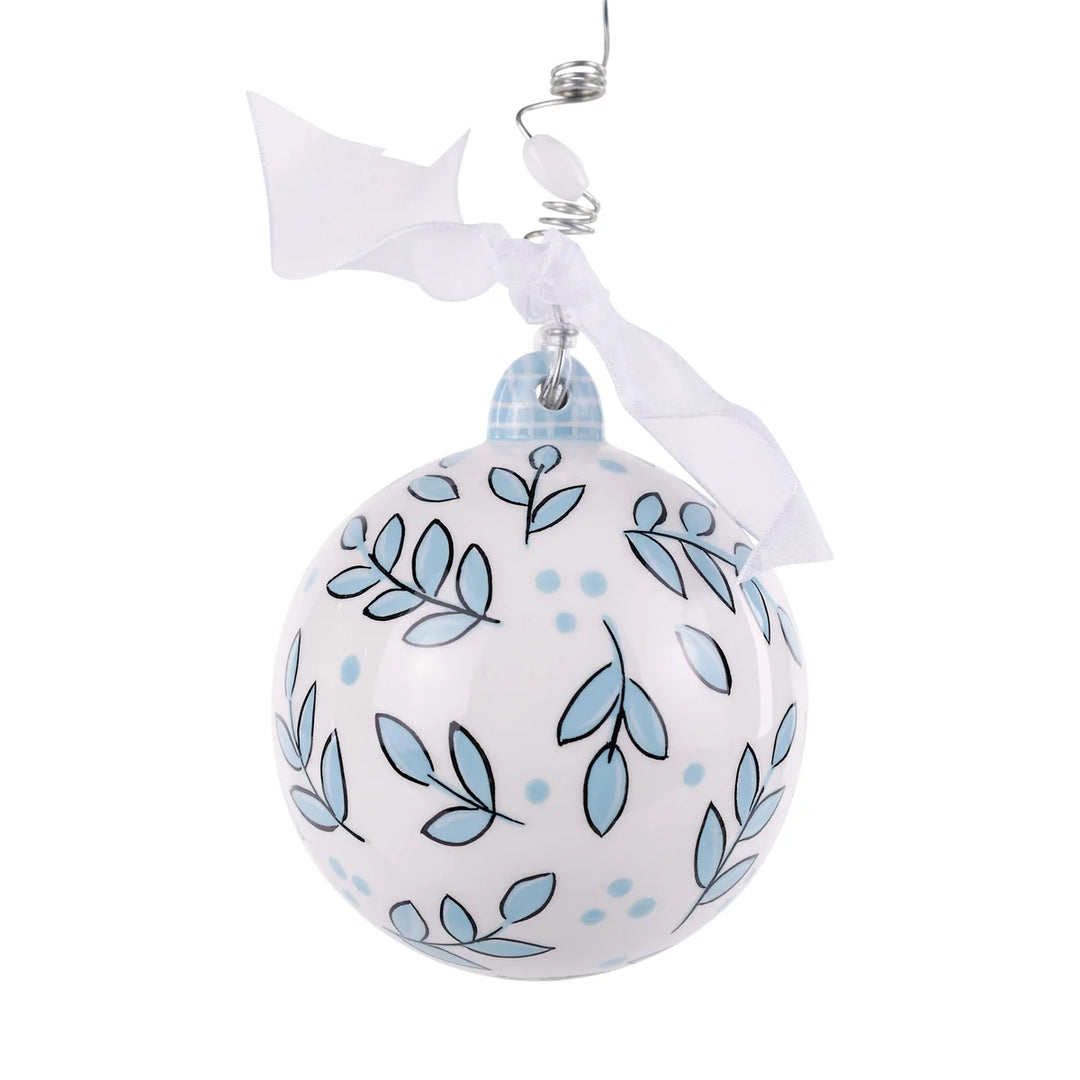 Blue Bowtie 1st Christmas Ornament