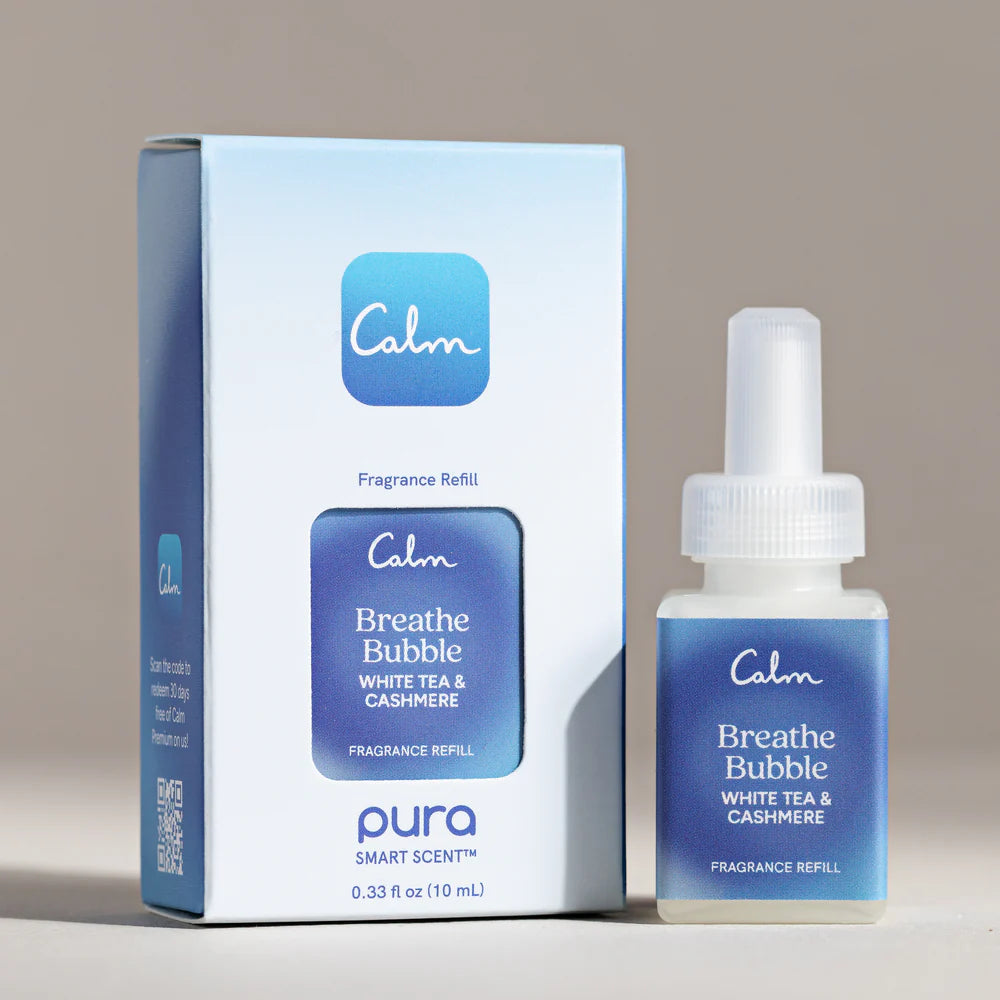 White Tea &amp; Cashmere by Calm Breathe Bubble Pura Refill