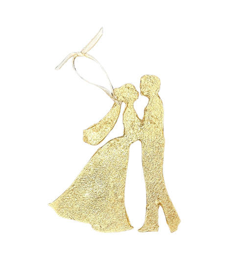 Gilded Medallion Bride &amp; Groom