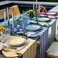 Juliska - Cabana Stripe Melamine Salad Plate Assorted Set/4