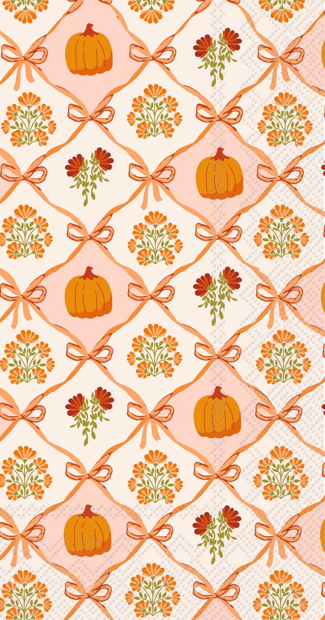 Harvest Bloom Toile Guest Towels Set of 16