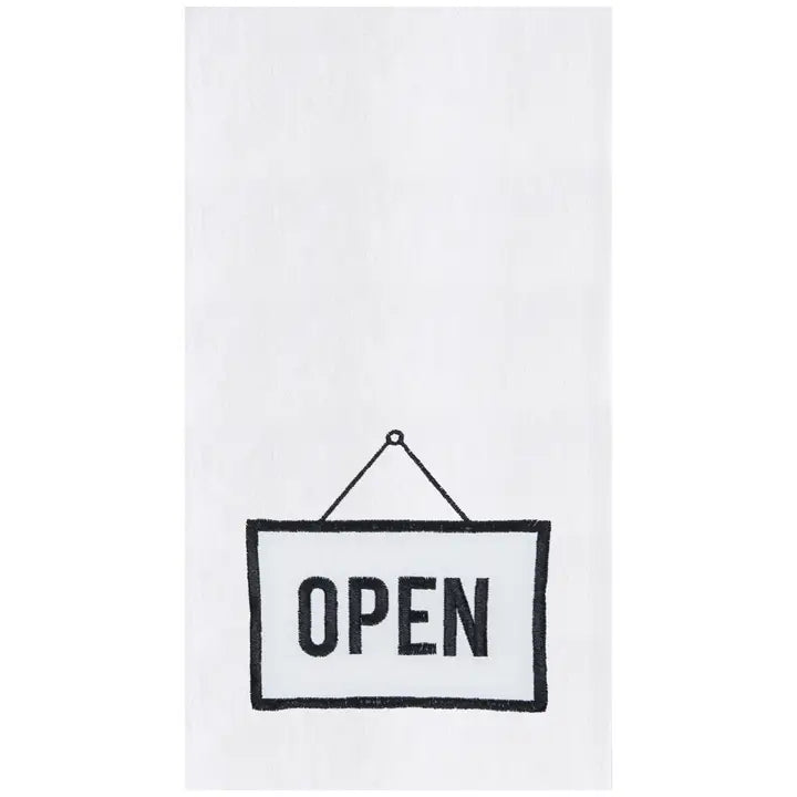 Open/Closed Kitchen Towel