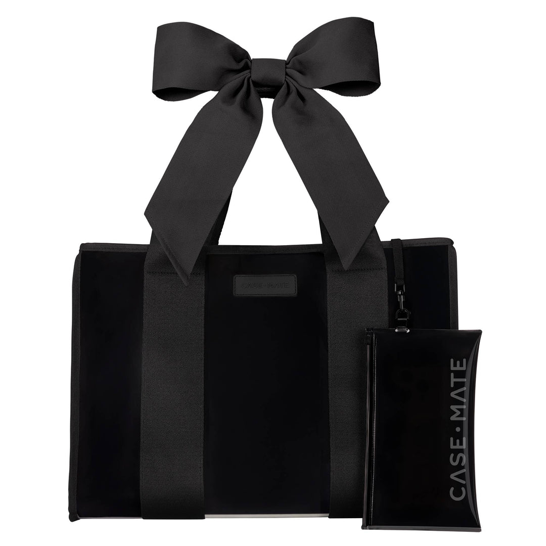 Case-Mate - Case-Mate Midnight Black Bow Jelly Tote Bag