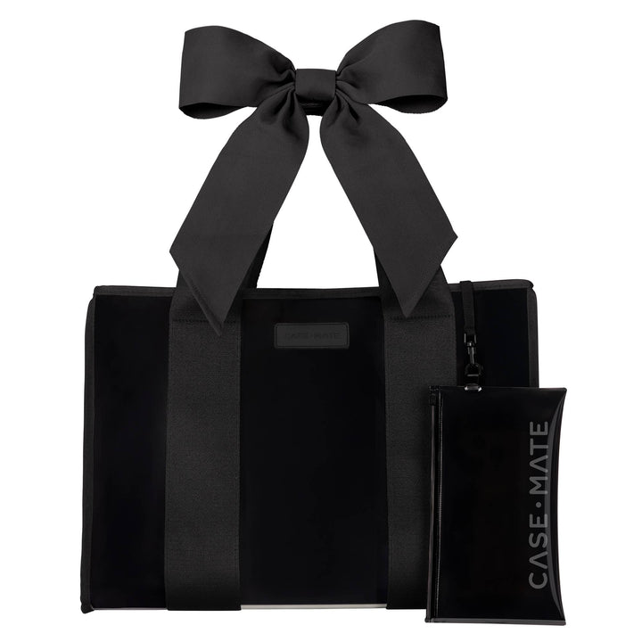 Case-Mate - Case-Mate Midnight Black Bow Jelly Tote Bag