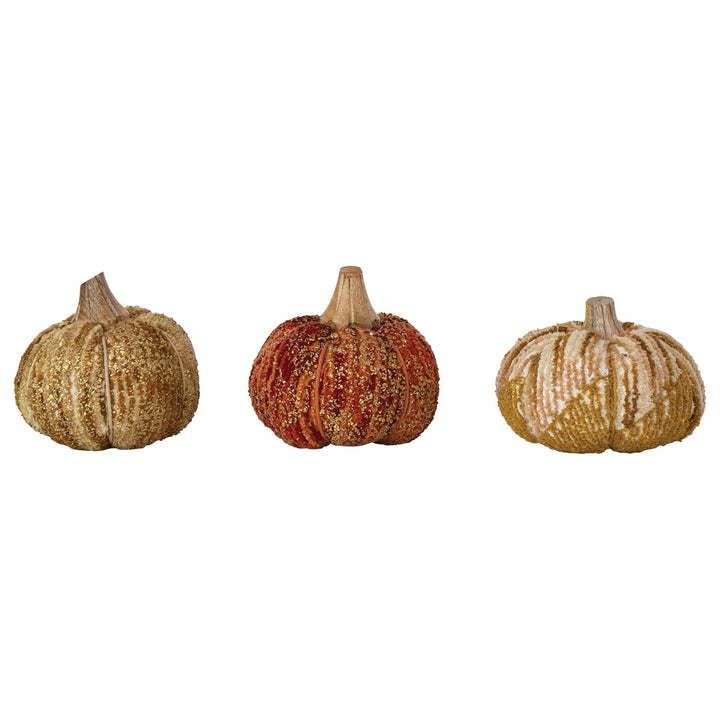 Small Handmade Pumpkins (Variety of Patterns)