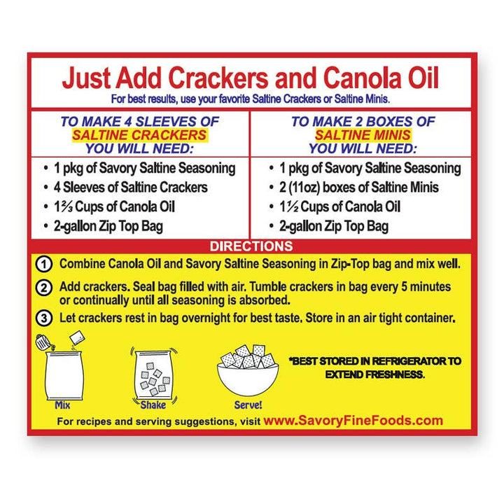 Classic Savory Party Cracker Seasoning