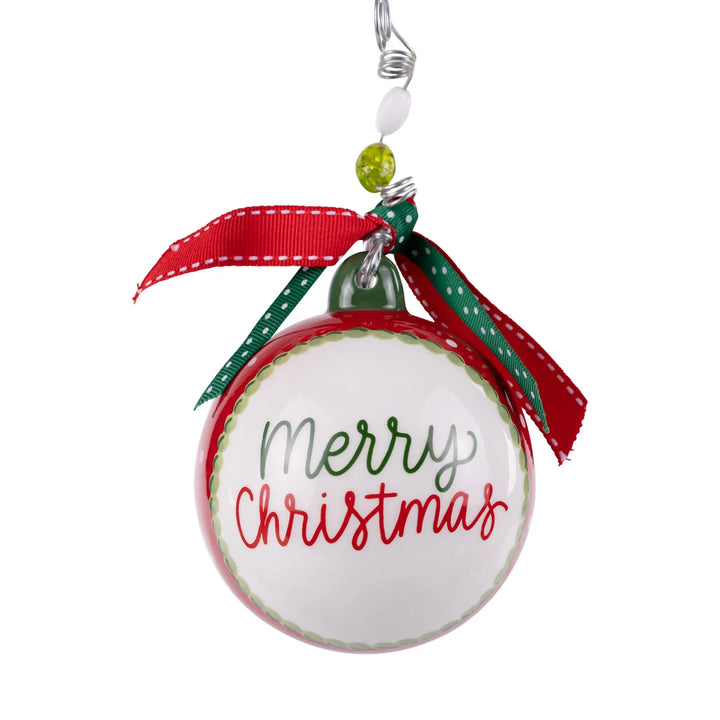 Classic Merry Christmas Ornament