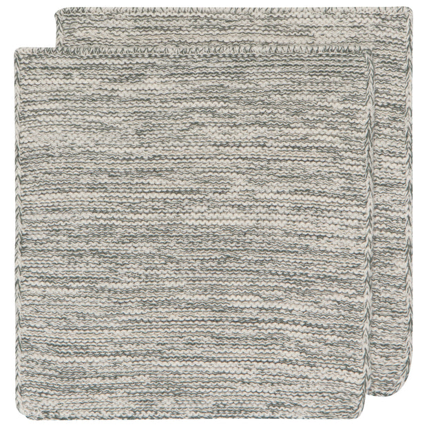 Knit Dishcloth, Set of 2
