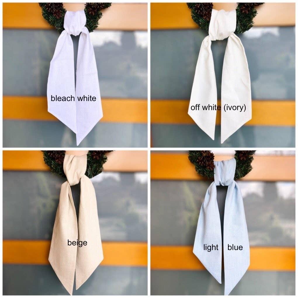 Premium Quality Linen Wreath Sash