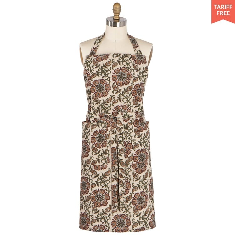 Elysian Block Print Apron